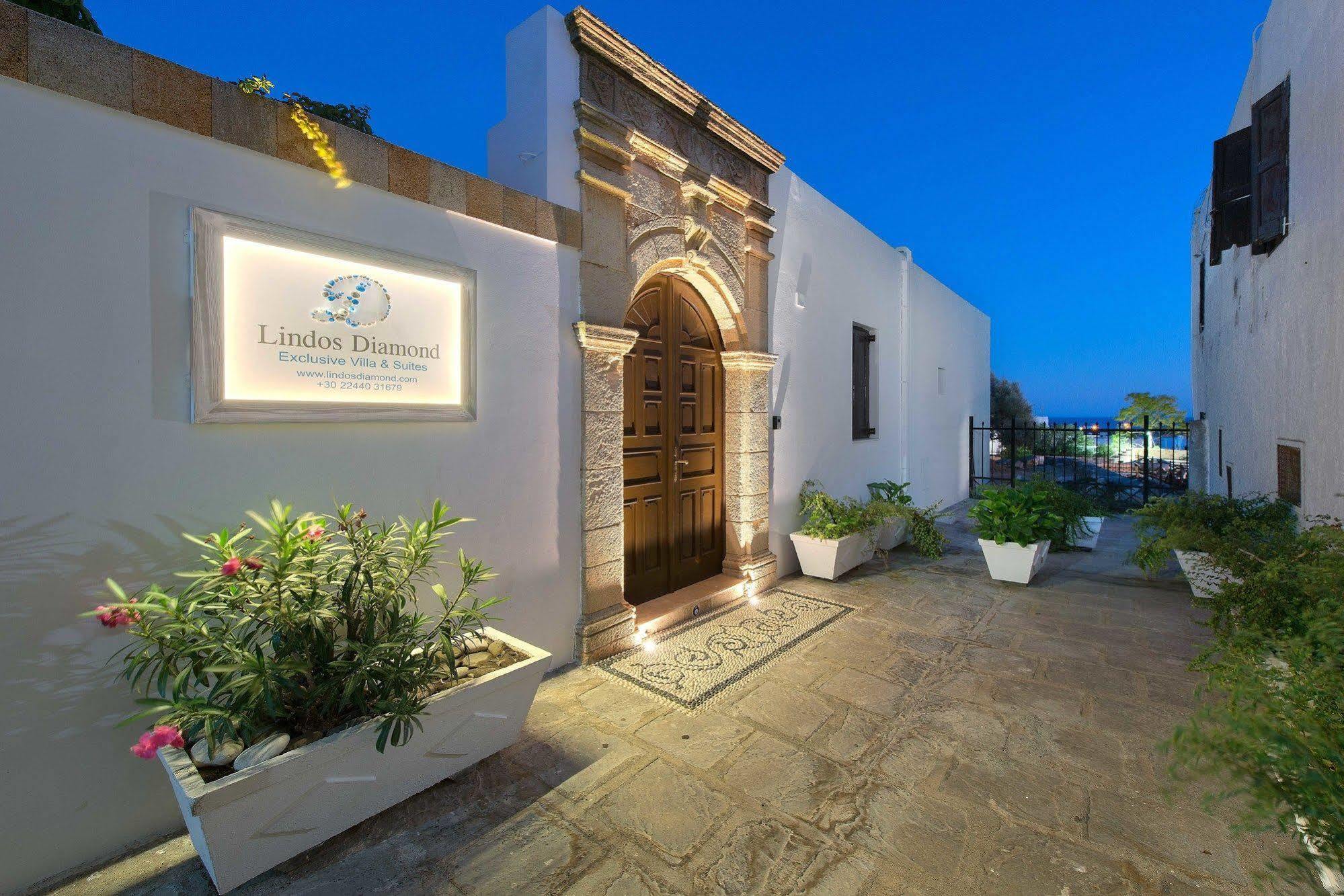 Lindos Diamond Exclusive Villa 外观 照片
