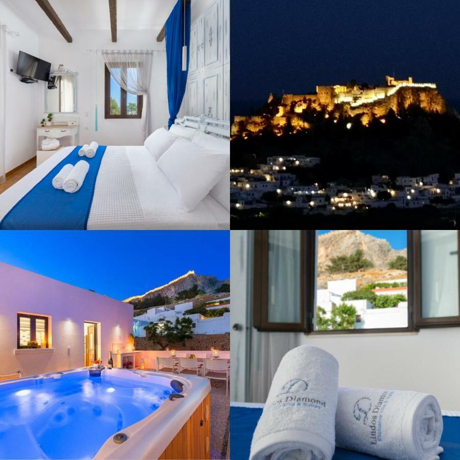 Lindos Diamond Exclusive Villa 外观 照片